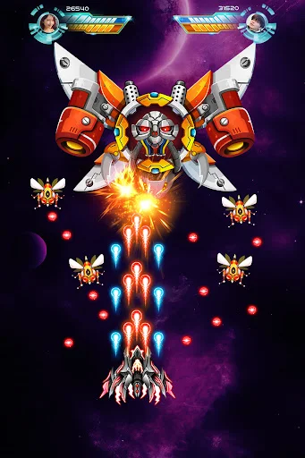 Space shooter – Galaxy attack डाउनलोड करें – क्लासिक आर्केड गेम - Screenshot 11