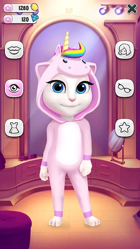 My Talking Angela डाउनलोड करें – बच्चों और बड़ों के लिए प्यारा वर्चुअल पेट गेम - Screenshot 20