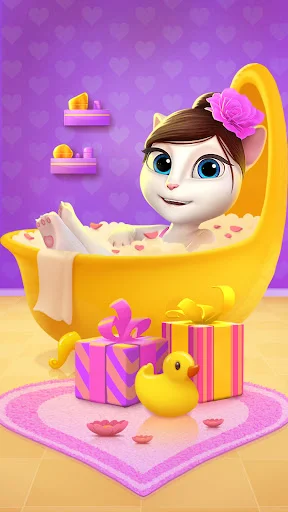My Talking Angela डाउनलोड करें – बच्चों और बड़ों के लिए प्यारा वर्चुअल पेट गेम - Screenshot 11