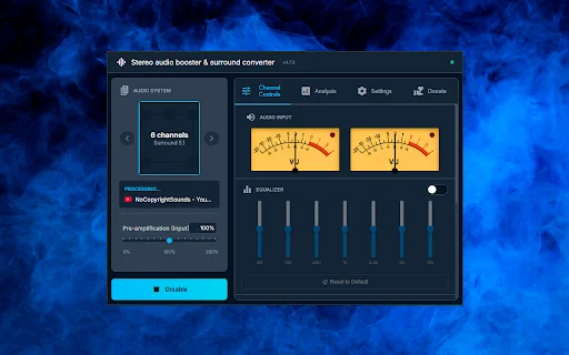 Stereo Amplifier & True Surround Sound Converter – बेहतरीन ऑडियो अनुभव के लिए डाउनलोड करें - Screenshot 1