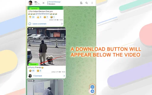 Telegram Downloader – Telegram से Video और Photo डाउनलोड करें - Screenshot 1