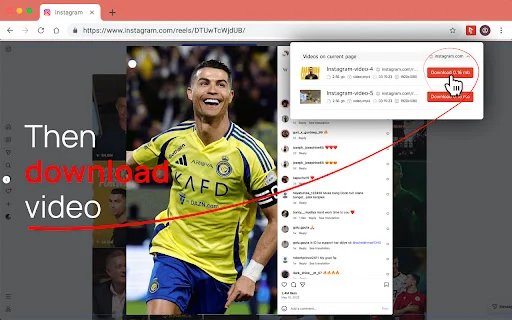 Free Video Downloader डाउनलोड करें – सभी वीडियो फॉर्मेट्स के लिए बेहतरीन एक्सटेंशन - Screenshot 3