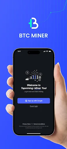 Tapmining: Miner Tool डाउनलोड करें – आसान क्लाउड माइनिंग ऐप - Screenshot 1