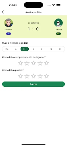 Clube do Tennis डाउनलोड करें – टेनिस प्रेमियों का समुदाय - Screenshot 1