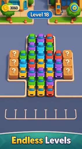 Triple Car: Match & Mod डाउनलोड करें – कार पहेली गेम - Screenshot 3