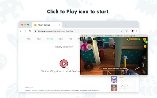 Flash Player – Chrome पर Flash कंटेंट चलाएं – मुफ्त डाउनलोड - Screenshot 3