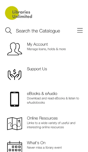 Libraries Unlimited ऐप डाउनलोड करें – अपनी लाइब्रेरी का प्रबंधन करें - Screenshot 1
