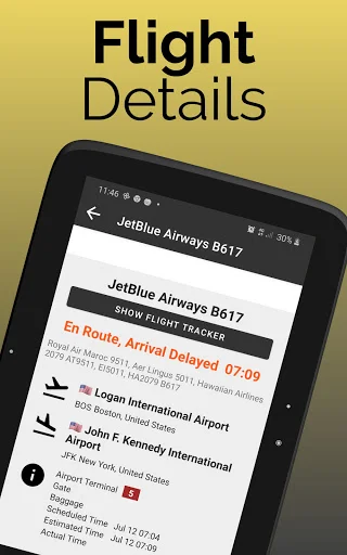 Leeds Bradford Airport Flights डाउनलोड करें – रियल-टाइम उड़ान अपडेट - Screenshot 17
