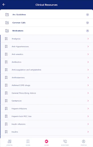Med App डाउनलोड करें – आधुनिक अस्पताल हैंडबुक और स्वास्थ्य प्रबंधन - Screenshot 8