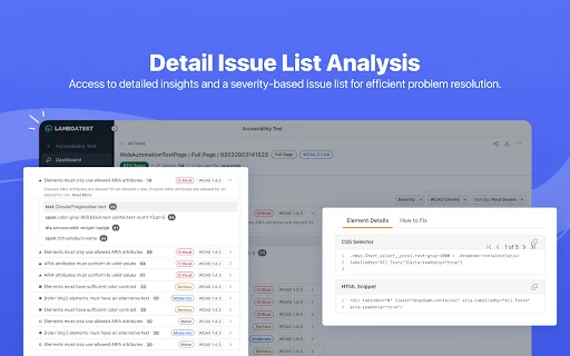 TestMu AI Accessibility DevTools डाउनलोड करें – वेब एक्सेसिबिलिटी ऑडिट टूल - Screenshot 2