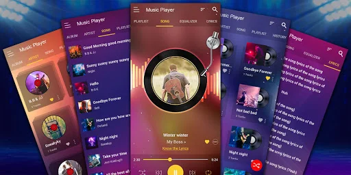 Music Player – MP3 Player डाउनलोड करें – उच्च गुणवत्ता और EQ - Screenshot 1