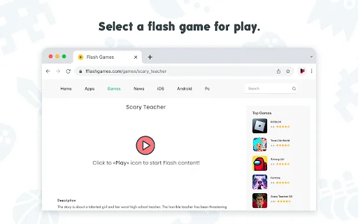 Flash Player – Chrome पर Flash कंटेंट चलाएं – मुफ्त डाउनलोड - Screenshot 2