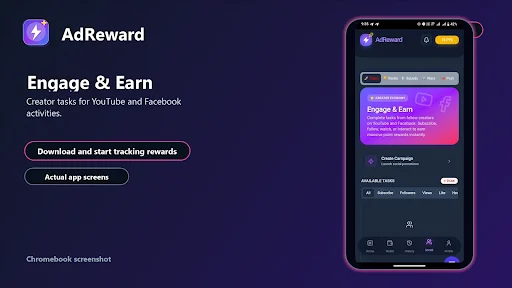 AdReward: Earn & Grow डाउनलोड करें – विज्ञापन देखकर पैसे कमाएं - Screenshot 30