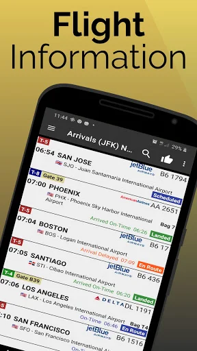 Washington Reagan Airport DCA डाउनलोड करें – फ्लाइट अपडेट्स मुफ्त - Screenshot 1
