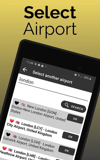 Bristol Airport Flight Info डाउनलोड करें – लाइव फ्लाइट स्टेटस अपडेट - Screenshot 9