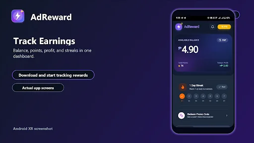 AdReward: Earn & Grow डाउनलोड करें – विज्ञापन देखकर पैसे कमाएं - Screenshot 33