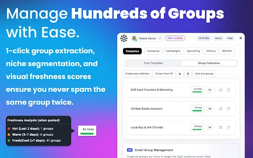 Facebook Groups Auto Poster और Scheduler डाउनलोड करें – LeadRadar - Screenshot 4