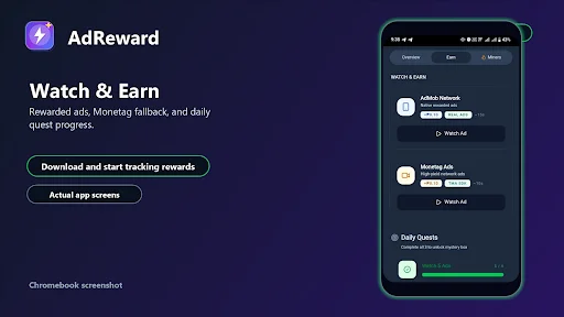AdReward: Earn & Grow डाउनलोड करें – विज्ञापन देखकर पैसे कमाएं - Screenshot 26