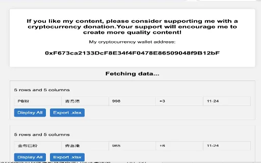 Table2Excel डाउनलोड करें – वेब टेबल को एक्सेल में एक्सपोर्ट करें - Screenshot 1